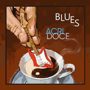 Santorini do CD Blues Acridoce. Artista(s) Carlos Café.