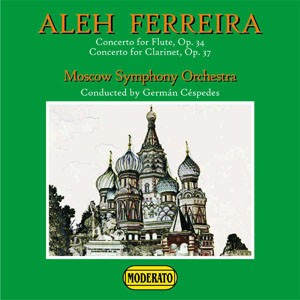 Concerto para Clarinete: Moderato do CD Orquestra Sinfônica de Moscou. Artista(s) Aleh Ferreira, Orquestra Sinfônica de Moscou.